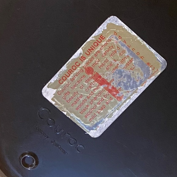 COUROC of MONTEREY Ca. Signed Morse CYPRESS Tree INLAID WOOD Tray 8.5”x12” - Picture 3 of 7